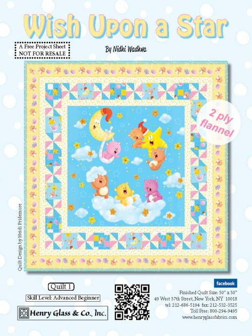 Wish Upon A Star Quilt 1 , Projects, Henry Glass & Co., Inc.